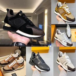 -Rannte weg Sneakers Luxury Designer Schuhe Männer Frauen Leinwand Calfskin Classic Schuhe Mode Top -Qualität italienischer Handwerkskunst