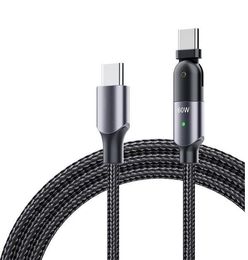 PD 60W 3A /100W 5A Type C Cables Quick Charge Fast Charging Data Cable Cord With for Samsung Android Phones