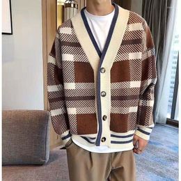 Men's Sweaters Men's Casual Cardigan Korean Version Of The Laziness Sweater Male Wild Coat Loose Thick Wool Outer Needle SweaterMen's Ol
