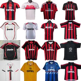 93 94 95 96 97 Retro milan Soccer Jersey KAKA RONALDO GILARDINO Ronaldinho Gullit SHEVCHENKO Ibrahimovic Maldini Van Basten Baresi 03 04 05 06 07 11 12 classic Jerseys