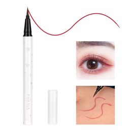 Waterproof non-smudge color eyeliner #03 rust red 1pc