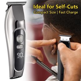 Barber Shop Hair Clipper Professional Trimmer For Men Beard Electric Cutter Cutting Machine cut Cordless Corded 220712gx