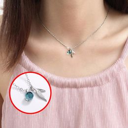 Pendant Necklaces Mermaid Tears Clavicle Chain Korean Version Simple Short Mori Fresh Tails NecklacePendant