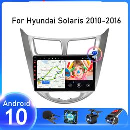10 inch HD Touchscreen Android Car Video Multimedia Player GPS For Hyundai ACCENT VERNA 2012-2017 Bluetooth