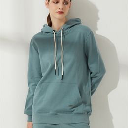 Wixra Unisex Heavy Basic Hooded Sweatshirts 100% Cotton Hoodies Long Sleeve Women Spring Casual Streetwear for Men 220324