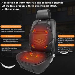Car Seat Covers Heating Cushion Winter Warm Cover Universal 12V Heated Temperature Controller Non-slip