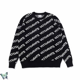Autumn Winter Vetements Classic Sweater Men Women High Quality Oversized Pullover Sweatshirt Fast 210420