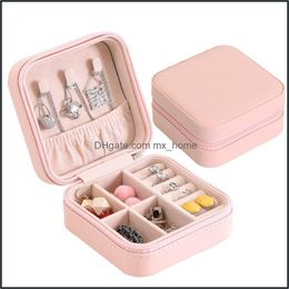 Storage Boxes Bins Home Organisation Housekee Garden Ll Single-Layer Simple Jewellery Portable Sto Dhevt