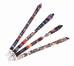 Cell Phone Straps & Charms 10pcs/lot Japan Anime Cartoon Attack on Titan neck Lanyard PDA Key ID Holder long strap wholesale #01