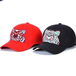 Beautiful summer caps Fashion autumn and winter baseball cap male visor tiger embroidery cap without box can be wholesale