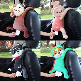 Creative Tissue Hanging Armrest Drawer Box Cover Cute Car Interior Decoration Products Daquan 220611