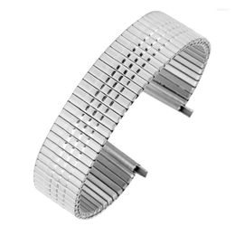 Watch Bands Premium Elastic Strap 16MM Stainless Steel Watchband 18MM No Buckle Metal Replacement 20MM Wristwatch Band 22MM Bracelet Hele22