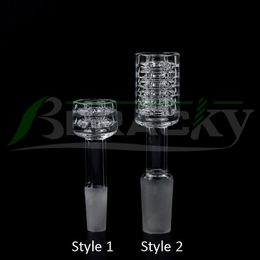 DHL Beracky Two Styles Diamond Knot Smoking Quartz Stack Banger 20mmOD 10mm 14mm 18mm Bangers Nails For Glass Water Bongs Dab Oil Rigs Pipes