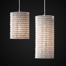 Crystal chandelier study light luxury restaurant porch designer model room simple single bedroom bedside chandelier