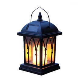 Solar Candle Light Outdoor Garden Decoration European Hanging Lamp Landscape Waterproof Umbrella