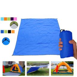 Outdoor Pocket Camping Mat Waterproof Dampproof Folding Sleeping Mat Camo Ultralight Beach Family Travel Picnic blanket Mats sunscreen Canopy seat pads