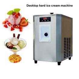 Food Processing Equipment Desktop Commercial Hard Ice Cream Machine Yoghourt Popsicle Maker Stainless Steel Batch Freezer 1350W