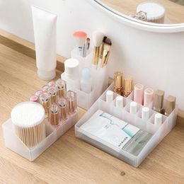 Storage Boxes & Bins Cosmetic Box Desktop Lipstick Compartment PP Material Makeup Brush Cosmetics Organiser Dressing Table