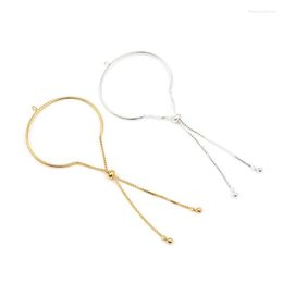 DoreenBeads Handamde Bracelets Accessories Findings Round Gold/Silver Colour Bangles DIY Making Women Jewellery 17.5m Long 1Piece Link Chain
