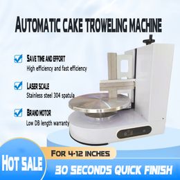 Birthday Cake Cream Daubing Machine 4-12inch/ Wedding Cakes Decorating Machines/ Crepes Layer Cream Smearing Coating Machiness