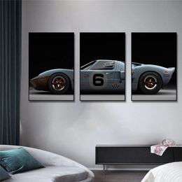 Classic Muscle Car Posters Ford Mustang Shelby Ford Canvas Painting Scandinavian Wall Art Picture for Living Room Home Decor