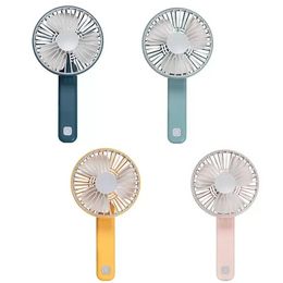 Mini Handheld Fan USB Rechargeable Fans Portable Folding Table Fan Women Home Office Outdoor Low Noise Cooling Fan FY3754 0616