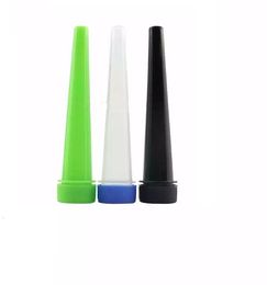 Wholesale push down and turn ps cone tube 98mm 120mm preroll packaging custom printing logo