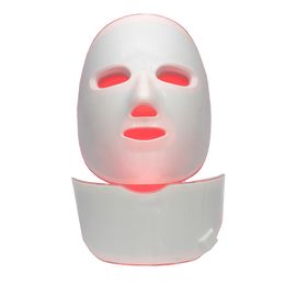 Electric Flexible Led photon Face and neck beauty silicon Mask Therapy Light Facial Shield Glowing Firming Photon Masker