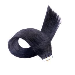 Tape In Human Hair Extensions Straight 22inch 2.5g/pcs Skin Weft Brazilian Hair Extension Natural Blonde Colour