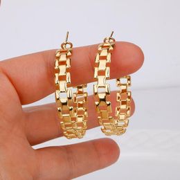 Hoop & Huggie Gold Colour Earrings For Women Round Hollow Out Classic Hoops Ear Ring Fashion Jewellery Zinc Alloy Party 2022Hoop Dale22