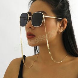 Fashion Glasses Chains Gold Eyeglasses Chains Sunglasses Holder Necklace Lanyard Eyewear Women Accessories