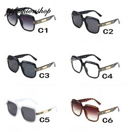 Square Printed Letters Sunglasses For Men Goggles Unisex Fashion New Eyewear Vintage Large Frame Sun Glasses 2022