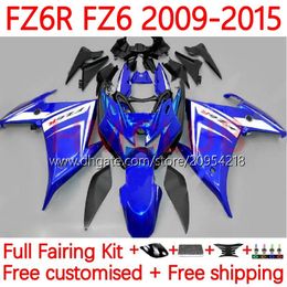 Fairings Kit For YAMAHA FZ6N FZ6 FZ 6R 6N 6 R N 600 09-15 Bodywork 31No.11 FZ-6R FZ600 FZ6R 09 10 11 12 13 14 15 FZ-6N 2009 2010 2011 2012 2013 2014 2015 OEM Body Glossy blue