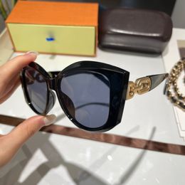 Classic Sunglasses Brand Design UV400 Eyewear Metal Gold Frame Sun Glasses Men Women Mirror Sunglasses Polaroid Glass Lens With Box