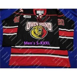 Chen37 C26 Nik1 Customise Vintage MenS Irving Sound Attack 19 Cianfrone 2 Cutting 23 SCHMALZ 28 Halmo 27 Nastasiuk Hockey Jersey High Quality Embroidery