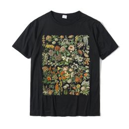 vintage botanical prints Australia - Men's T-Shirts Vintage Inspired Flower Botanical Wholesale Printed Short Sleeve T-shirt Fashion LargeMen's Men'sMen's