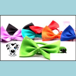 ! 500Pcs Dog Neck Tie Bow Cat Pet Grooming Supplies Headdress Flower Drop Delivery 2021 Home Garden H9Iae