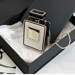 10A Top quality woman crossbody bag 16cm Limited edition perfume bottle bagss leather shoulder bag luxury designer bags lady purse cosmetic bag With box C041