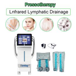 Presotherapy Slimming Lymphatic Drainage Air Pressure Detox Far Infrared Suit Clothes With Eye Massage Relax Therapy Full Body Massager Pressotherapie Equipment