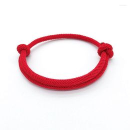 Charm Bracelets Lucky Red Rope Bracelet Women Men Handmade Woven String Couple Jewelry Anklets Adjustable Ankle Kent22