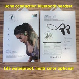Waterproof Wireless Bone Conduction Wireless Headphones Sports Super Bass Open Ear Earphones