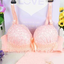 Girl Cheap Bra Sexy Lingerie Wire Free Bras For Women Underwear Lace Breathable Bralette Customised 3/4 Cup Push Up Female Bra L220726