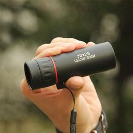 High Definition Monocular Telescope 30X25 Waterproof Mini Portable Military Zoom 10X Scope For Travel Hunting 220726