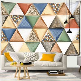 Tapestry Geometry Diamond Tapestry Bohemian Wall Hanging Spread Dorm Bedroom Ho