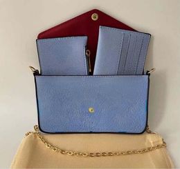 Women Bags Favorite Genuine Leather Fashion Handbag Multi Pochette Accessoires Purses Flower Mini 3pcs Crossbody Bag Shoulder