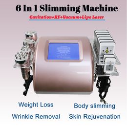 Lipo Laser Diode Lipolaser Multifunctional Slimming Machine Portable 40k Cavitation Fat Massage Cellulite Burning Weight Loss