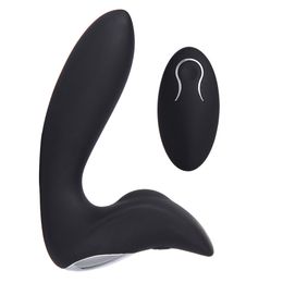 Anal Vibrator With Powerful Motors 10 Frequency Stimulation Patterns Wireless Remote Control Anal Sex Toys Waterproof
