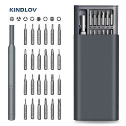 KINDLOV 25 In 1 Magnetic Screwdriver Set Precision Phillips Torx Screw Driver Bits Dismountable For Phone PC Repair Hand Tools 220428