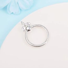 2022 New 100% 925 Sterling Silver Jewellery Mouse O Pendant Charm Bead Fit Pandora Bracelet DIY Jewellery Making Loose Beads Accessories 390076C00