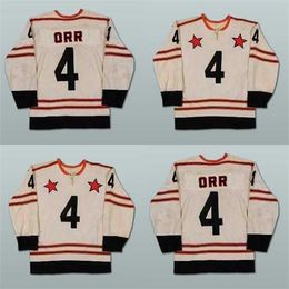 Thr vintage Cheap Mens 4 Bobby Orr All Star Ice Hockey Jerseys Stitched Sewn NEW Embroidery Stitched Ice Hockey Jerseys Accept Mix Order